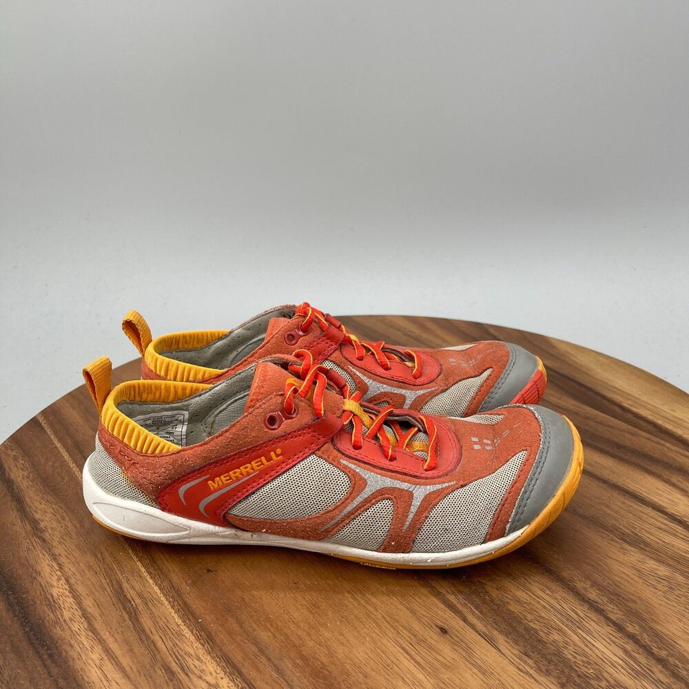 Merrell Dash Glove Lychee Shoes Womens Size 6.5 Orange Red Barefoot Running Hike